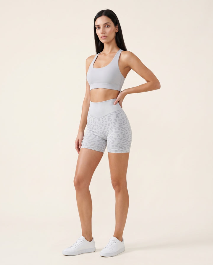 Leopard Scrunch Shorts