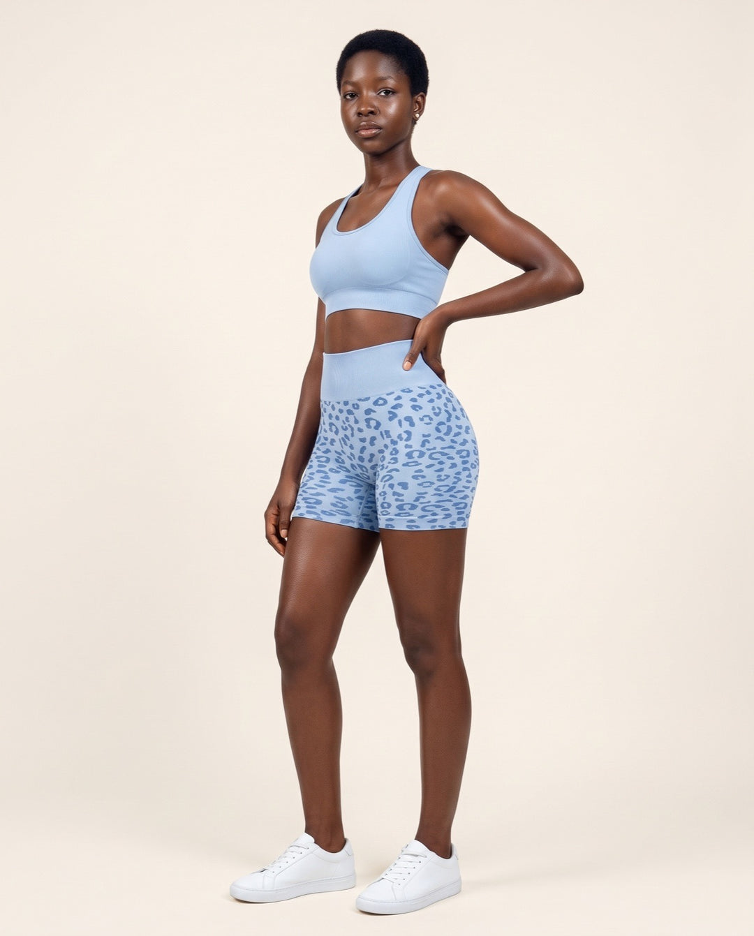Leopard Scrunch Shorts