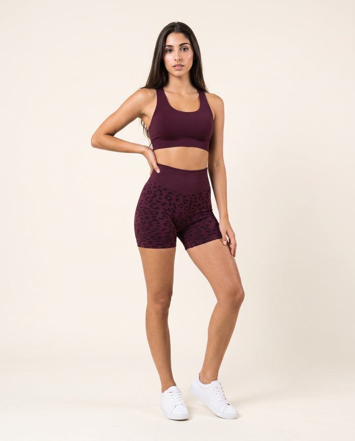 Leopard Scrunch Shorts